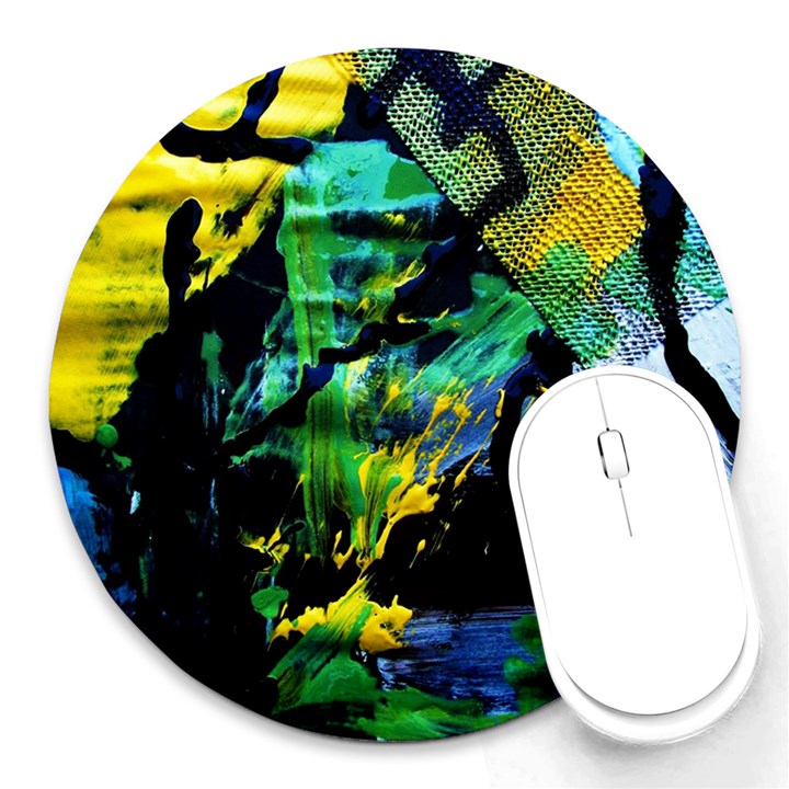 Rumba On A Chad Lake 10 Round Mousepads