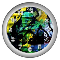 Rumba On A Chad Lake 10 Wall Clocks (silver)  by bestdesignintheworld