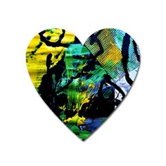 Rumba On A Chad Lake 10 Heart Magnet by bestdesignintheworld