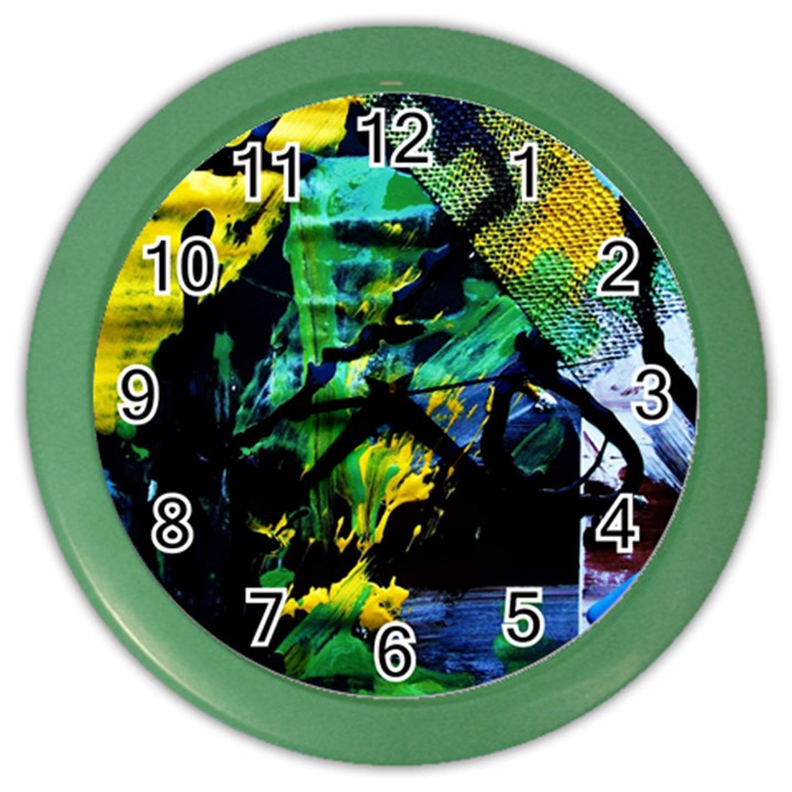 Rumba On A Chad Lake 10 Color Wall Clocks