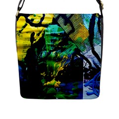 Rumba On A Chad Lake 10 Flap Messenger Bag (l)  by bestdesignintheworld