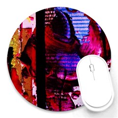 Absurd Theater In And Out 4 Round Mousepads by bestdesignintheworld