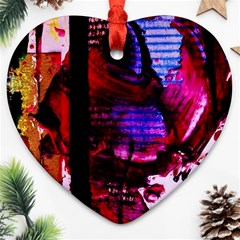 Absurd Theater In And Out 4 Heart Ornament (two Sides) by bestdesignintheworld