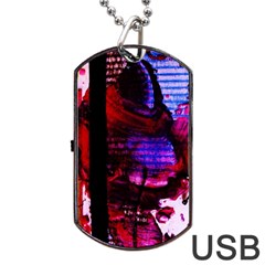 Absurd Theater In And Out 4 Dog Tag Usb Flash (two Sides) by bestdesignintheworld