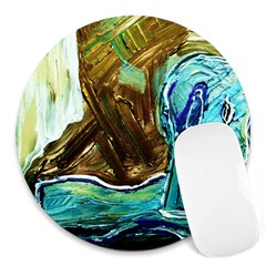 Horsey Toy Round Mousepads by bestdesignintheworld