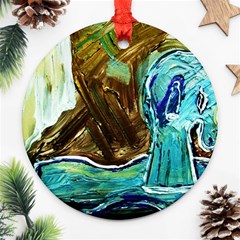 Horsey Toy Ornament (round) by bestdesignintheworld