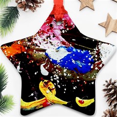 Smashed Butterfly 5 Star Ornament (two Sides) by bestdesignintheworld