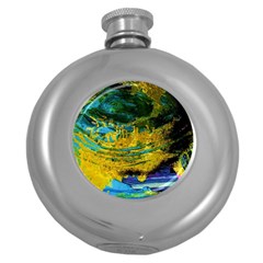 One Minute Egg 4 Round Hip Flask (5 Oz) by bestdesignintheworld