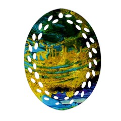 One Minute Egg 4 Oval Filigree Ornament (two Sides) by bestdesignintheworld