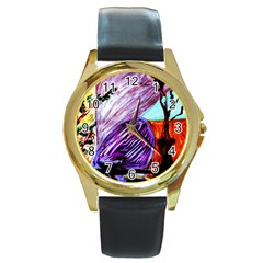 House Will Be Built 10 Round Gold Metal Watch by bestdesignintheworld