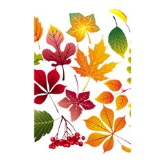 Beautiful Autumn Leaves Vector Shower Curtain 48  X 72  (small) 