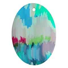 Abstract Background Oval Ornament (two Sides)