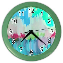 Abstract Background Color Wall Clocks by Modern2018