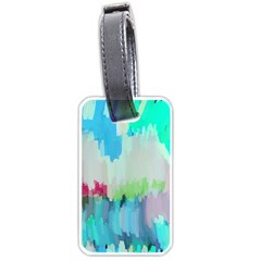 Abstract Background Luggage Tags (one Side) 