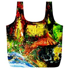 St Barbara Resort Full Print Recycle Bags (l)  by bestdesignintheworld