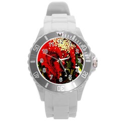 Piggy Bank 3 Round Plastic Sport Watch (l) by bestdesignintheworld