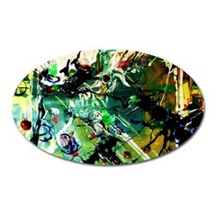 Jealousy   Battle Of Insects 4 Oval Magnet by bestdesignintheworld