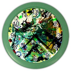 Jealousy   Battle Of Insects 4 Color Wall Clocks by bestdesignintheworld