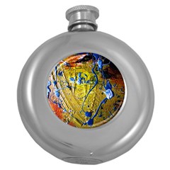 Lunar Eclipse 5 Round Hip Flask (5 Oz) by bestdesignintheworld