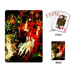 Sunset In A Desert Of Mexico 1 Playing Card by bestdesignintheworld