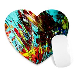 Two Hearts   One Beat 4 Heart Mousepads by bestdesignintheworld