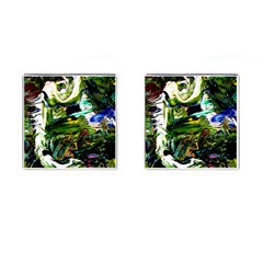 Bow Of Scorpio Before A Butterfly 8 Cufflinks (square) by bestdesignintheworld