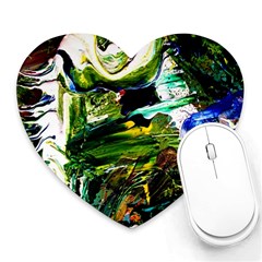 Bow Of Scorpio Before A Butterfly 8 Heart Mousepads by bestdesignintheworld