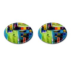 Marakesh 3 Cufflinks (oval) by bestdesignintheworld