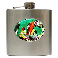 Tulips First Sprouts 7 Hip Flask (6 Oz) by bestdesignintheworld