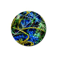 Moment Of The Haos 7 Rubber Coaster (round)  by bestdesignintheworld