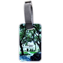 Hot Day In Dallas 16 Luggage Tags (two Sides) by bestdesignintheworld