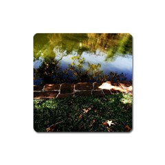 Highland Park 10 Square Magnet by bestdesignintheworld