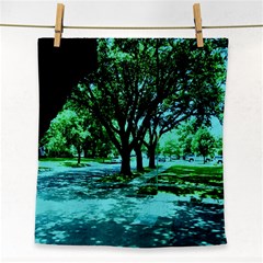 Hot Day In Dallas 5 Face Towel by bestdesignintheworld