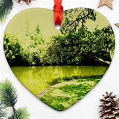 Lake Park 9 Ornament (heart) by bestdesignintheworld