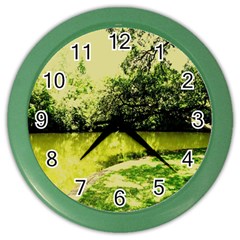 Lake Park 9 Color Wall Clocks by bestdesignintheworld