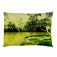 Lake Park 9 Pillow Case (two Sides) by bestdesignintheworld