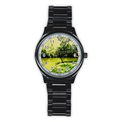 Lake Park 9 Stainless Steel Round Watch by bestdesignintheworld