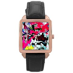 Buffulo Vision 1/1 Rose Gold Leather Watch 