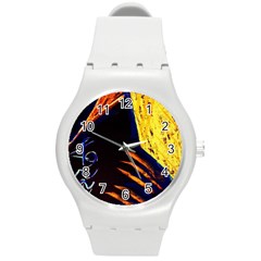 Cryptography Of The Planet 2 Round Plastic Sport Watch (m) by bestdesignintheworld