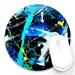 My Brain Reflecrion 1/1 Round Mousepads by bestdesignintheworld