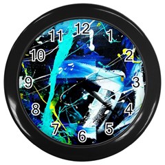 My Brain Reflecrion 1/1 Wall Clocks (black) by bestdesignintheworld