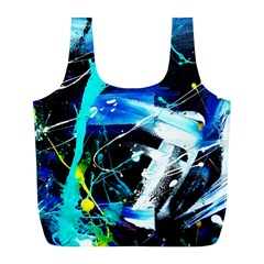 My Brain Reflecrion 1/1 Full Print Recycle Bags (l)  by bestdesignintheworld