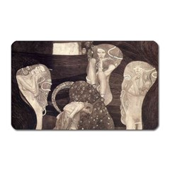 Jurisprudence - Gustav Klimt Magnet (rectangular) by Valentinaart