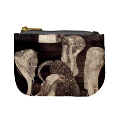 Jurisprudence - Gustav Klimt Mini Coin Purses by Valentinaart