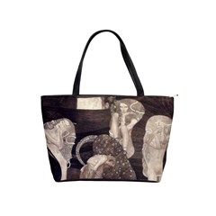 Jurisprudence - Gustav Klimt Shoulder Handbags by Valentinaart