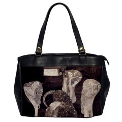 Jurisprudence - Gustav Klimt Office Handbags by Valentinaart