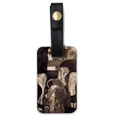 Jurisprudence - Gustav Klimt Luggage Tags (one Side)  by Valentinaart