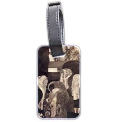 Jurisprudence - Gustav Klimt Luggage Tags (two Sides) by Valentinaart