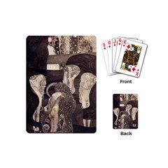 Jurisprudence - Gustav Klimt Playing Cards (mini)  by Valentinaart