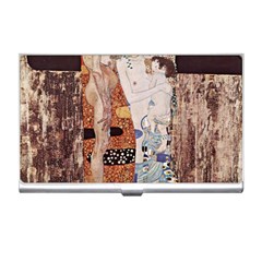 The Three Ages Of Woman- Gustav Klimt Business Card Holders by Valentinaart